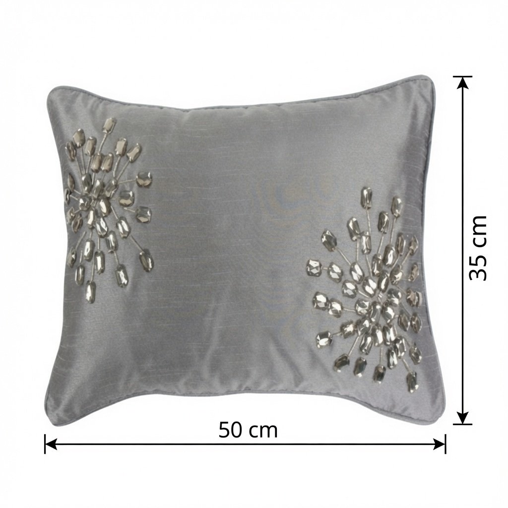 Crystal Bloom Luxe Cushion - Image 2