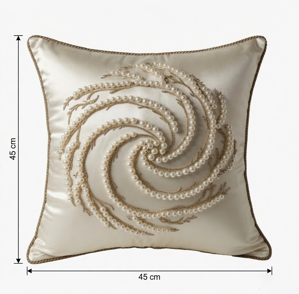 Pearl Swirl Luxe Cushion - Image 2