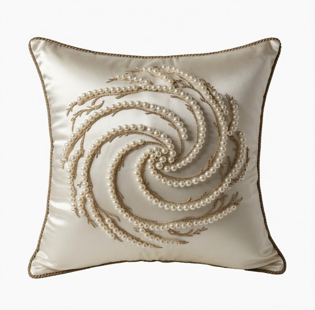 Pearl Swirl Luxe Cushion
