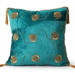 Emerald Royale Velvet Cushion
