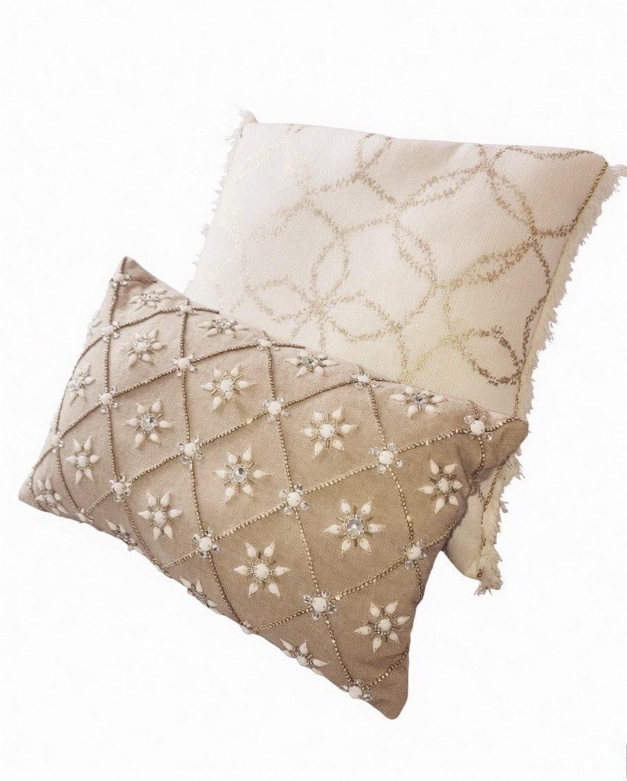 Champagne Blossom Cushion