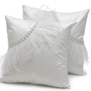 Pearl Feather Luxe Cushion