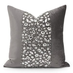 Crystal Luxe Velvet Cushion Cover