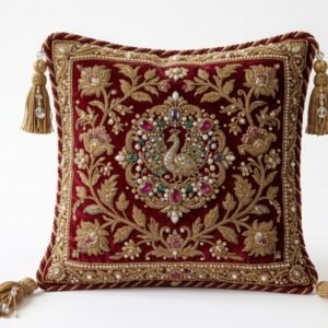 Heritage Jewel Embroidered Cushion