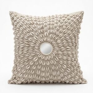 Coastal Pearl Shell Cushion