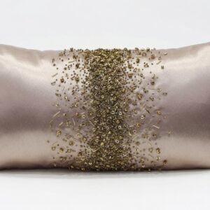 Champagne Cascade Luxe Cushion
