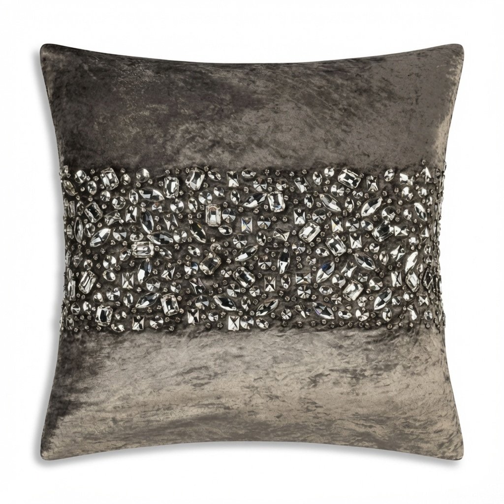 Crystal Royale Velvet Cushion
