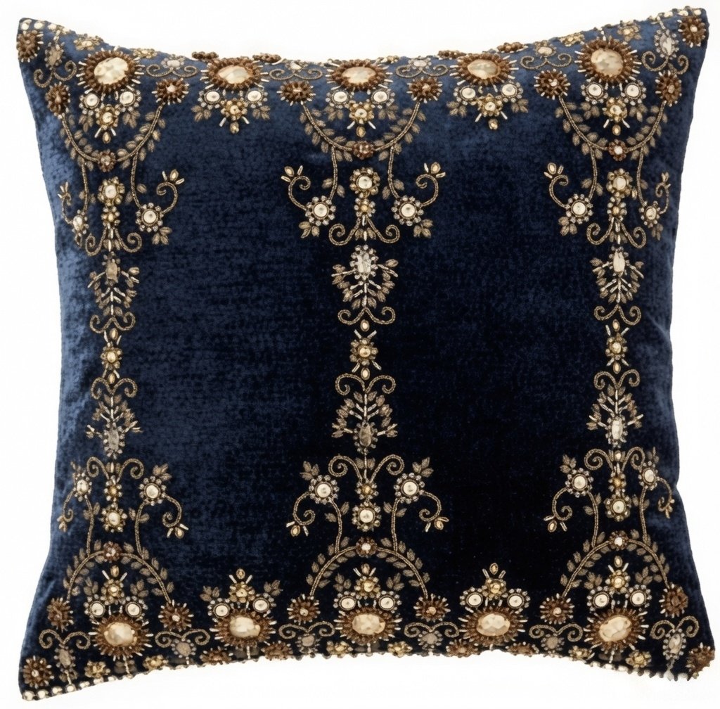 Royal Sapphire Heritage Cushion