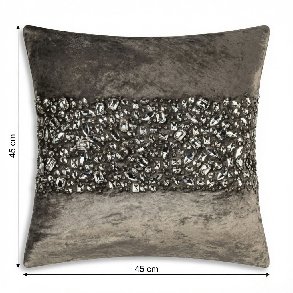 Crystal Royale Velvet Cushion - Image 2