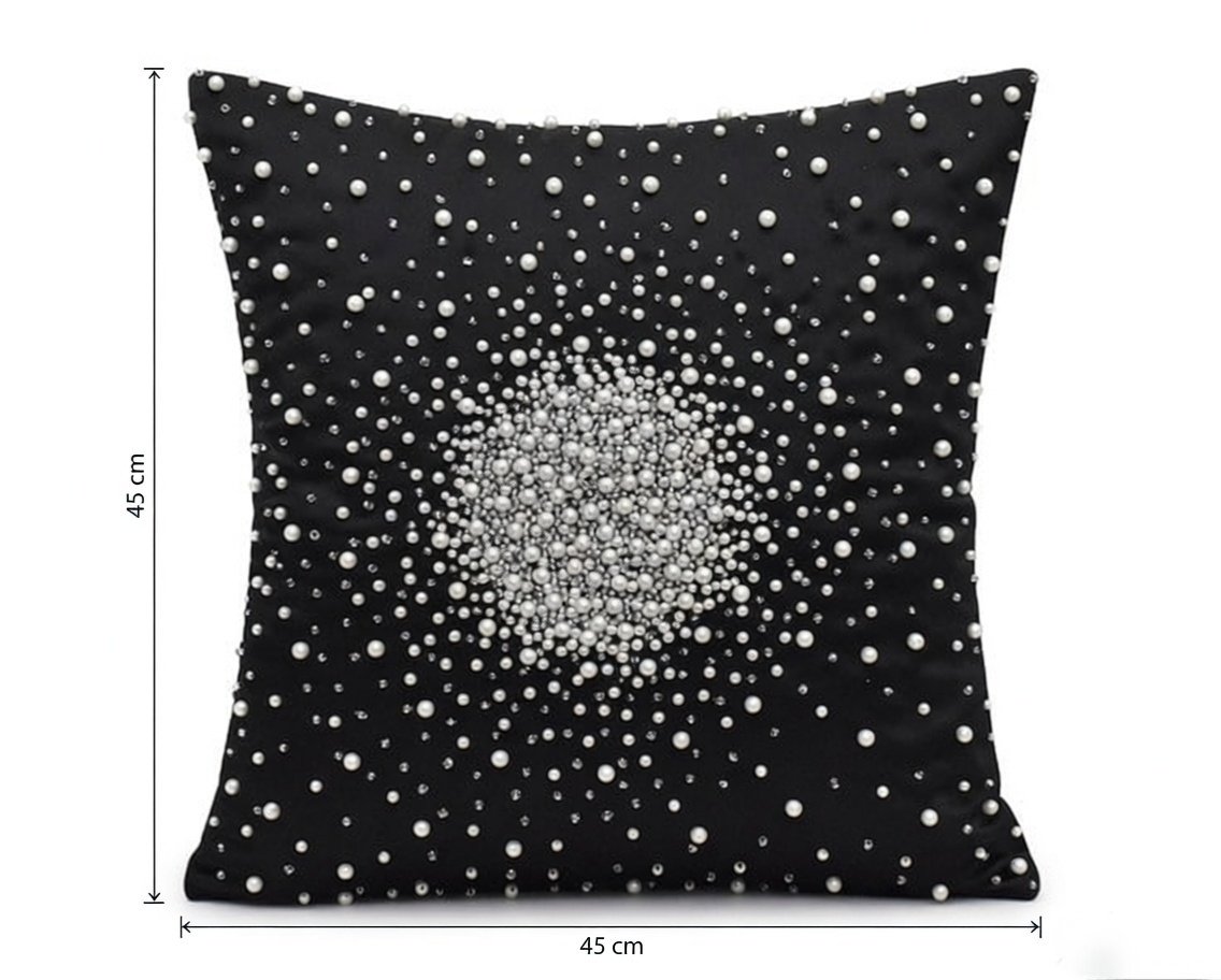 Galaxy Pearl Embellished Cushion - Image 2
